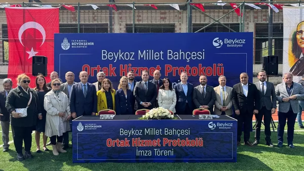 Beykoz Millet Bahçesi İçin Ortak Hizmet Protokolü İmzalandı