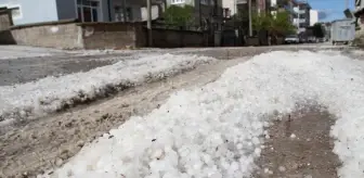 Beyşehir'de Sağanak ve Dolu Etkili Oldu