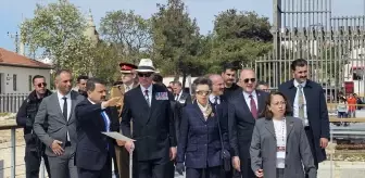 Prenses Anne, Seddülbahir Kalesi'ni Ziyaret Etti