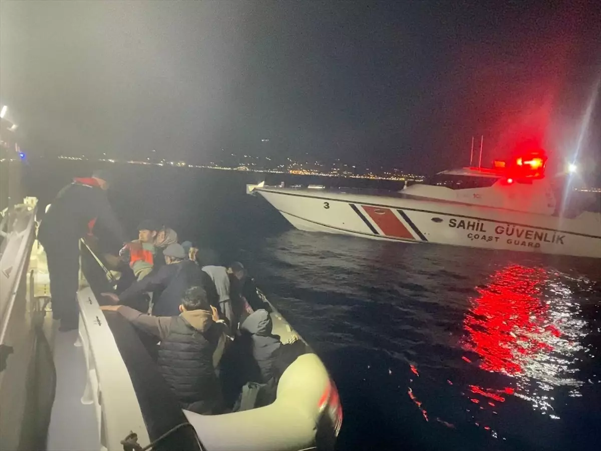Bodrum Açıklarında 21 Düzensiz Göçmen Yakalandı