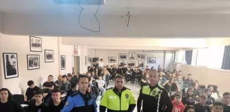 Bodrum'da Lise Öğrencilerine Trafik Eğitimi Verildi