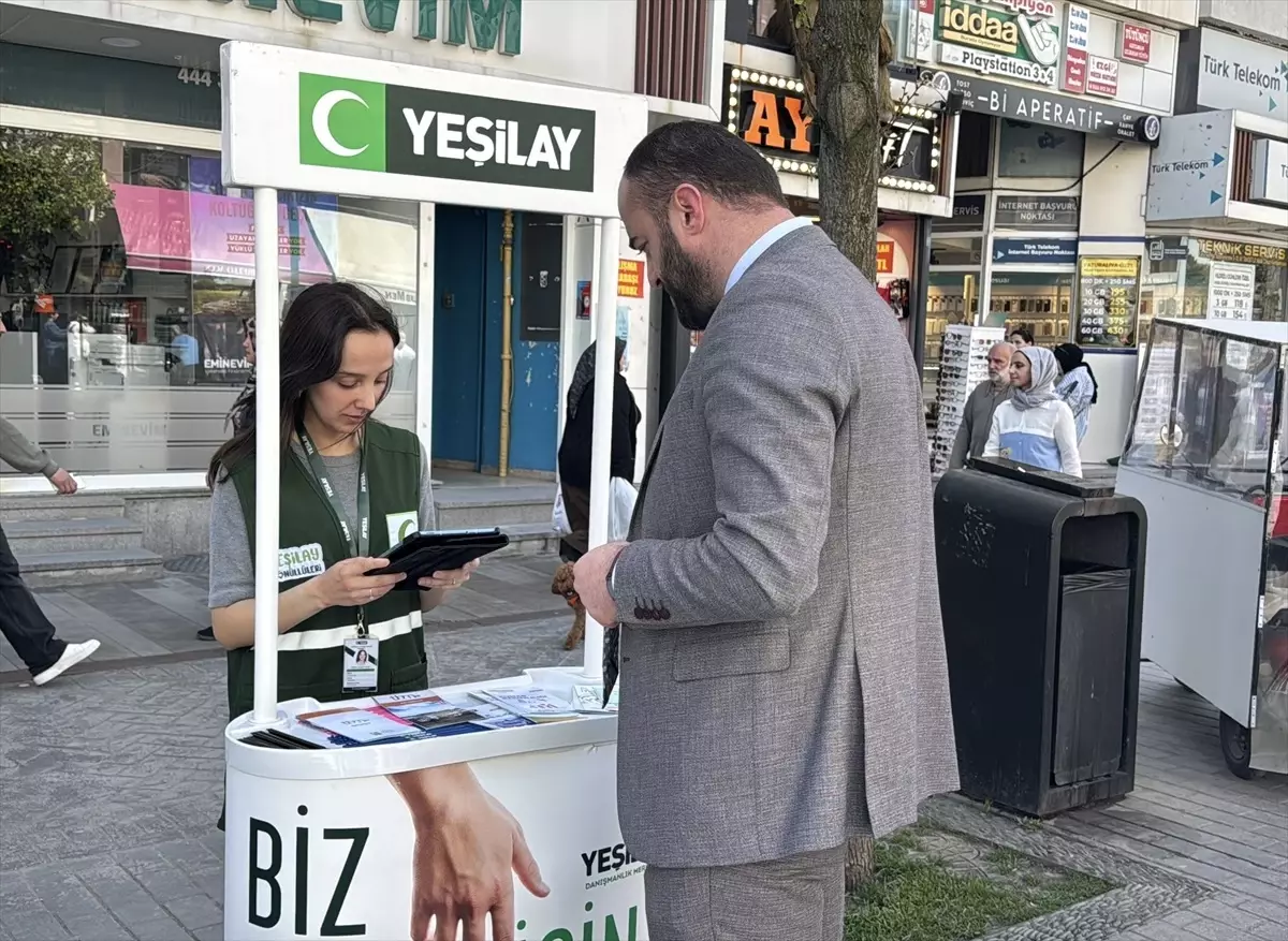 Bolu'da Yeşilay Etkinliği: Bağımlılık Testi Uygulandı