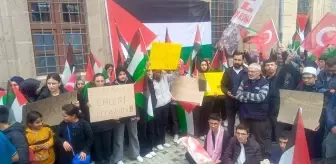 Bolvadin'de Gazze'ye Destek Yürüyüşü
