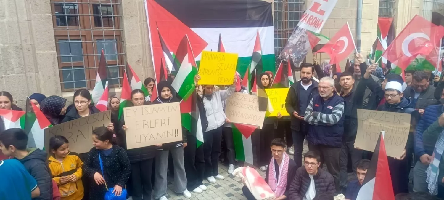 Bolvadin'de Gazze'ye Destek Yürüyüşü