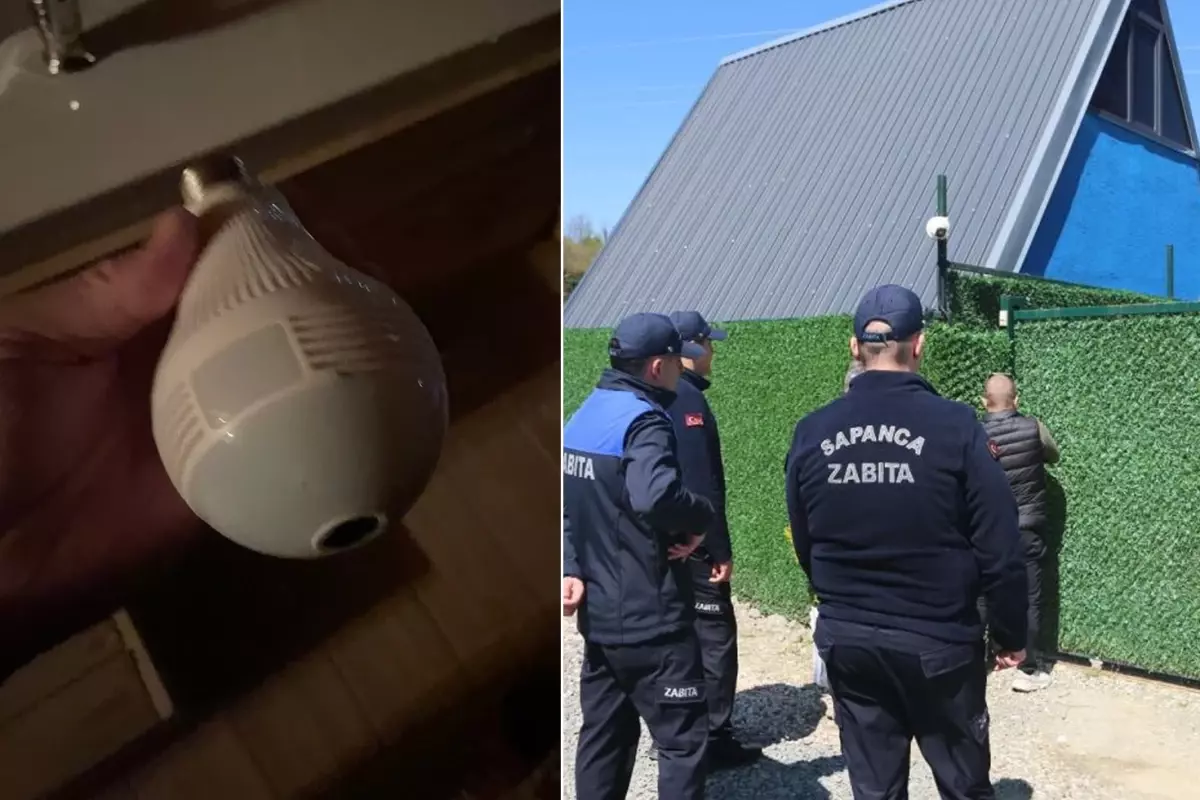 Bungalovdaki gizli kamera görüntüleri telefonda! Resmen arşivlemiş