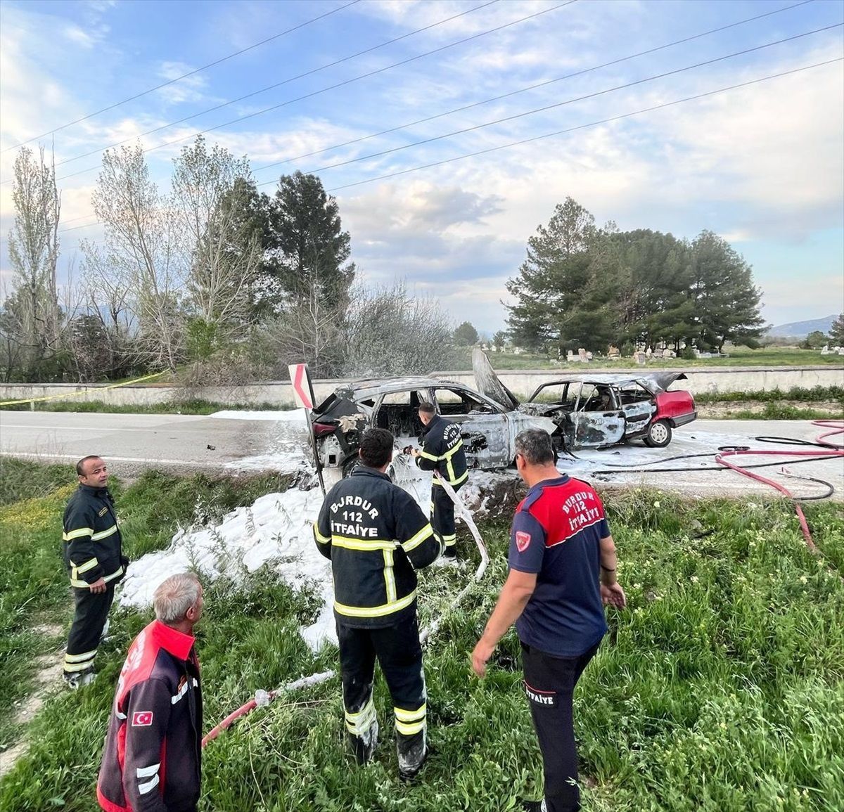 Burdur'da Trafik Kazası: 1 Ölü, 4 Yaralı
