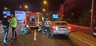 İnegöl'de Trafik Kazası: Kamyona Çarpan Otomobilin Sürücüsü Ağır Yaralandı
