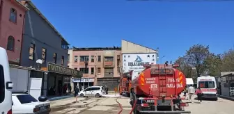 Bursa'da Mobilya İmalathanesinde Yangın Çıktı