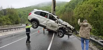 İnegöl'de Şarampole Devrilen Otomobilde Sürücü Hayatını Kaybetti