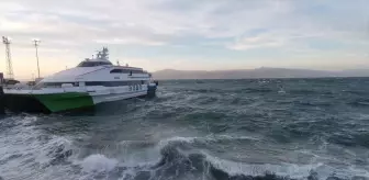 Bursa-İstanbul Deniz Otobüsü Seferleri Olumsuz Hava Nedeniyle İptal Edildi