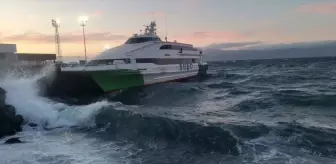 Bursa-İstanbul Deniz Otobüsü Seferleri Olumsuz Hava Koşulları Nedeniyle İptal Edildi