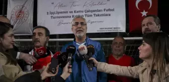 Bakan Işıkhan, 1 Mayıs Emek ve Dayanışma Futbol Turnuvası Finalinde