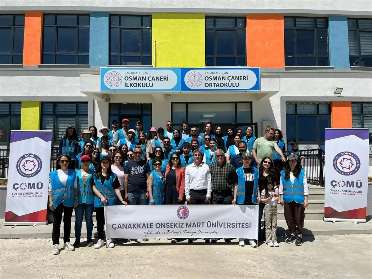 ÇOMÜ ve Kale Grubu’ndan Renkli Okul Projesi
