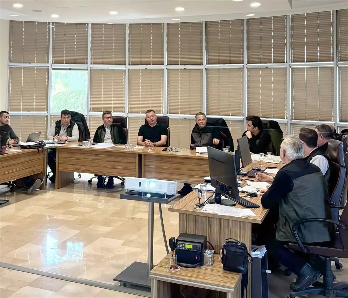Çanakkale'de 2025 Orman Yangın Eylem Planı Toplantısı Düzenlendi