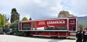 Çanakkale Savaşları Mobil Müzesi Ohri'de Ziyaretçilerini Ağırladı