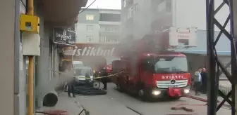 Samsun'un Çarşamba İlçesinde Depo Yangını