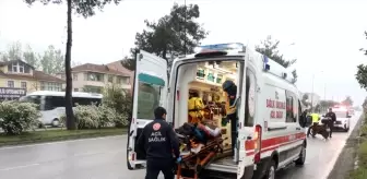 Samsun'da Motosiklet Kazası: Sürücü Yaralandı