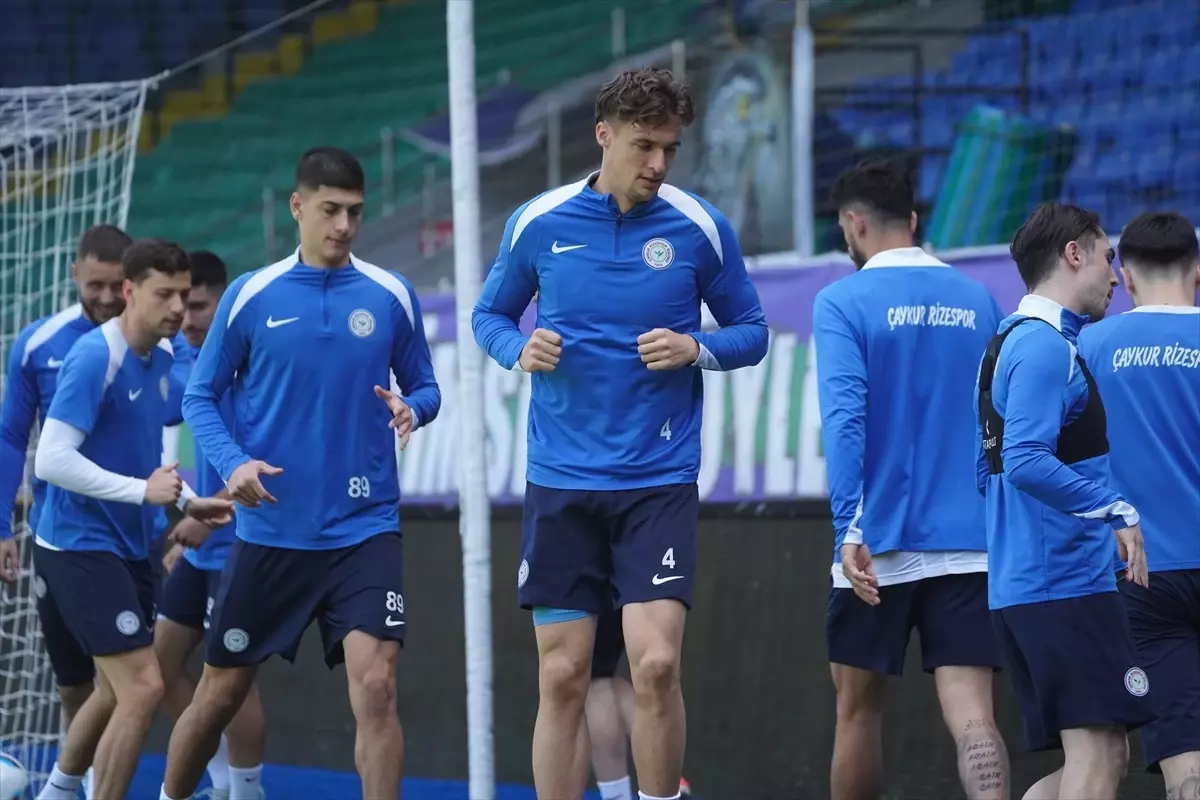 Çaykur Rizespor, Eyüpspor Maçına Hazırlanıyor