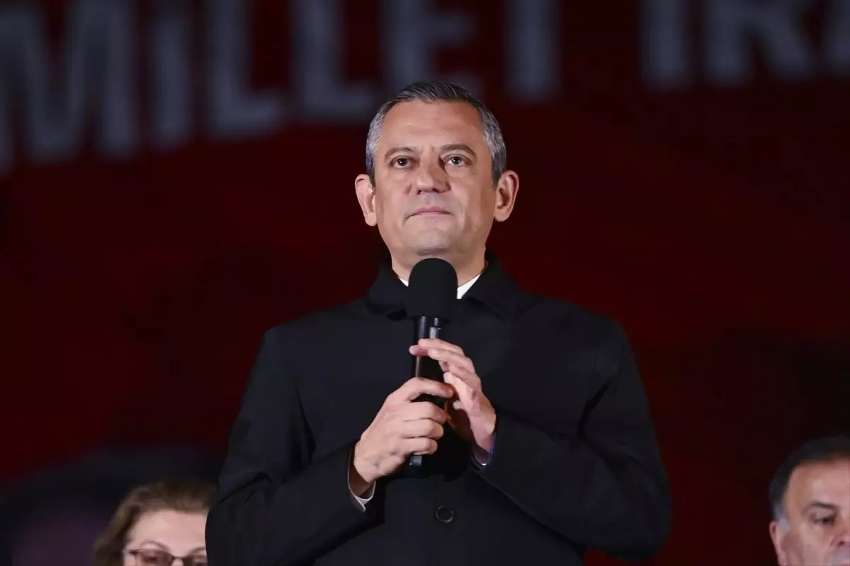 CHP Genel Başkanı Özel, Başakşehir mitinginde konuştu Açıklaması