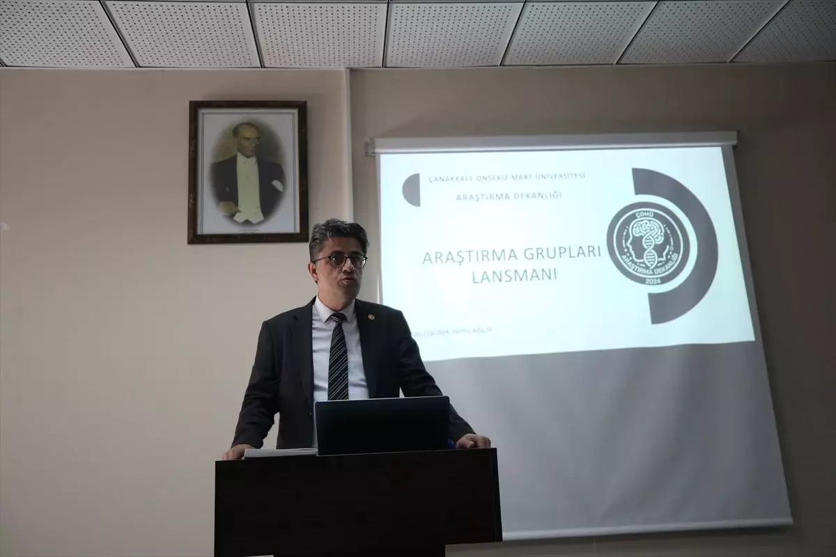 ÇOMÜ'de Araştırma Grupları Lansmanı Gerçekleştirildi