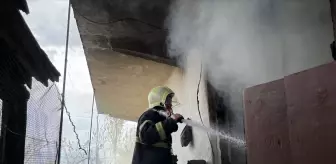 Çorum'un Osmancık ilçesinde müstakil evde yangın çıktı