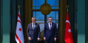 Cumhurbaşkanı Yardımcısı Yılmaz, KKTC Başbakanı Üstel ile görüştü Açıklaması