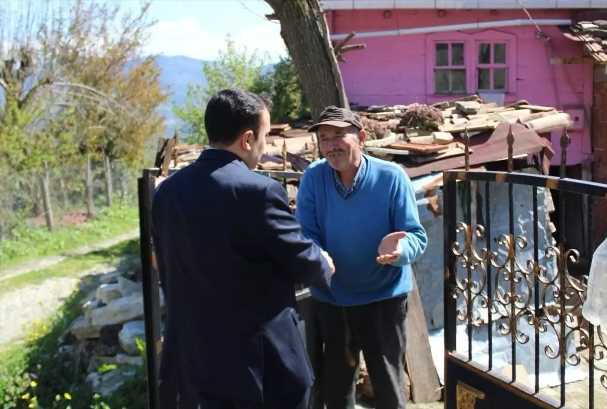 Kaymakam Oğuzhan Doğancı Aile Ziyaretleri Gerçekleştirdi