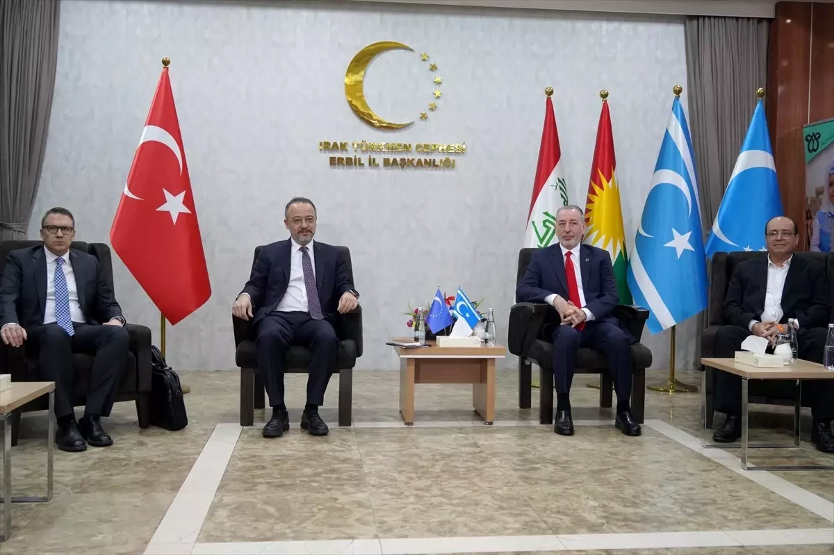 Dışişleri Bakan Yardımcısı Yılmaz, Erbil'de Irak Türkmen Cephesini ziyaret etti