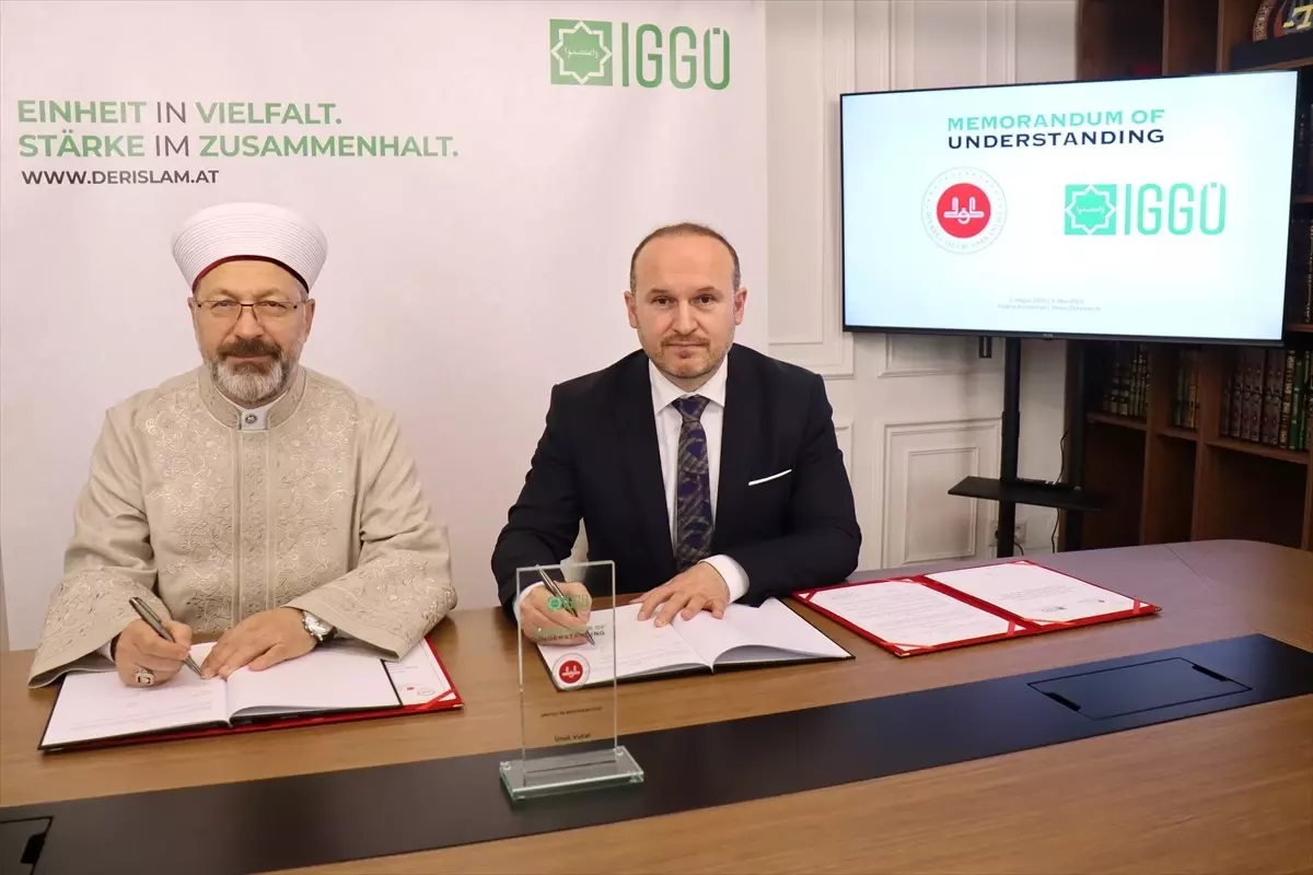 Diyanet ve Avusturya İslam Cemaati İşbirliği Protokolü İmzaladı