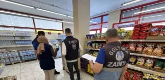 Düzce'de Zabıta Ekipleri Zincir Marketleri Denetledi