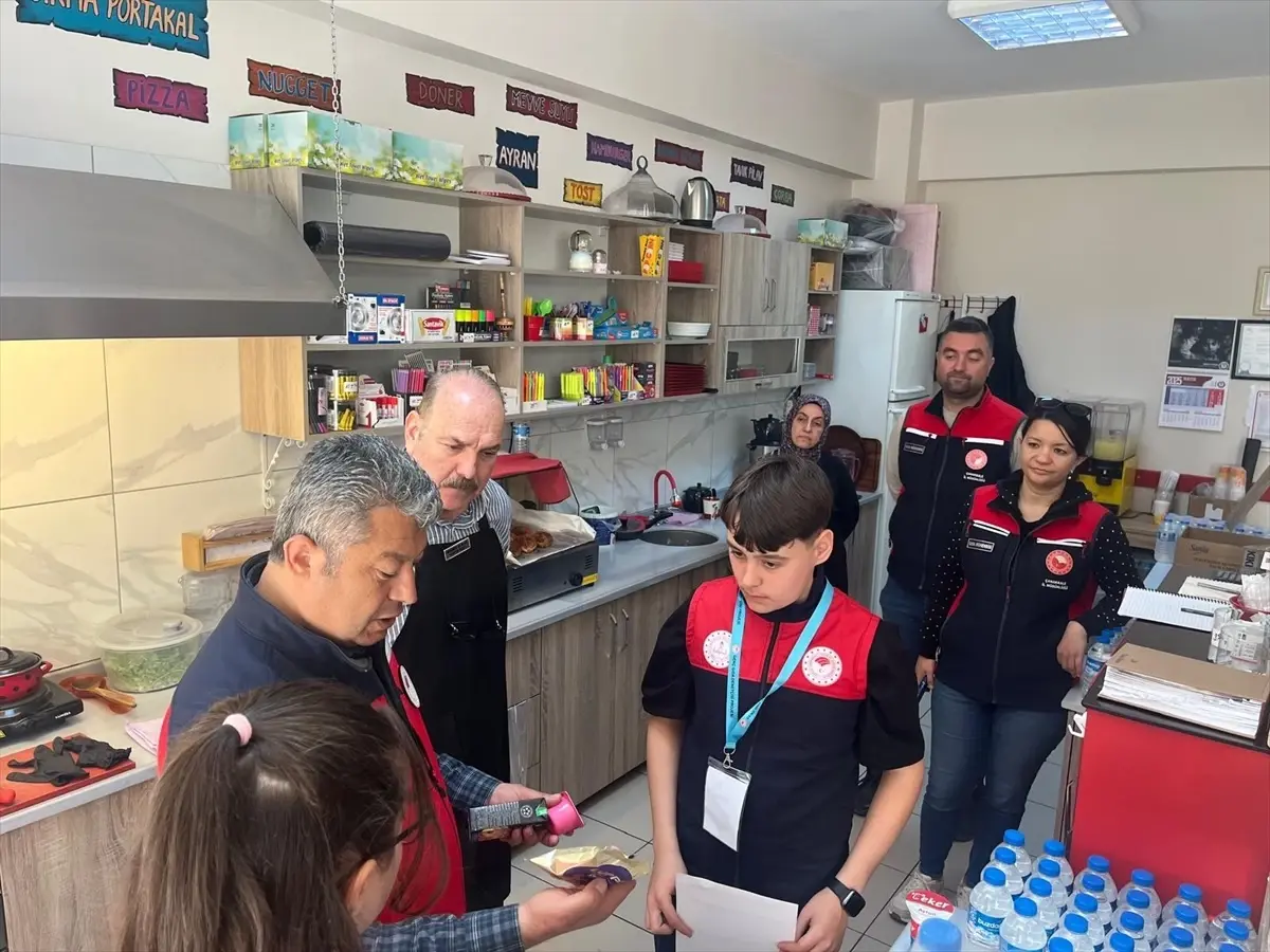 Okullarda Genç Gıda Denetçisi Projesi Uygulandı