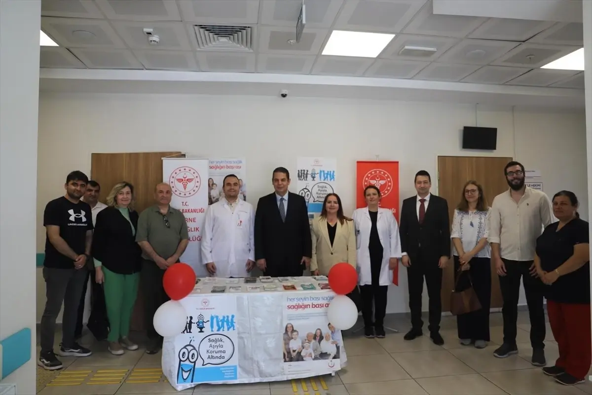 Edirne'de Aşı Haftası Etkinlikleri: Aşıların Önemi Vurgulandı