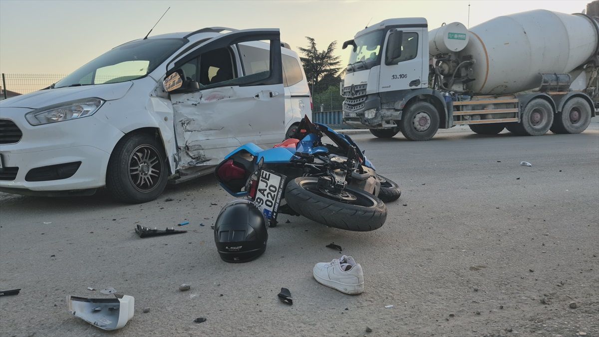 Edirne'de Motosiklet Kazası: Bir Yaralı