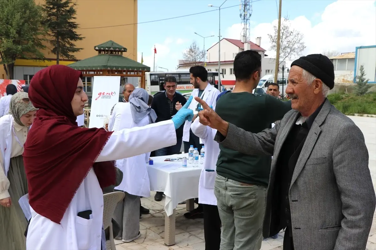 Baskil'de Genç Yeryüzü Doktorları'ndan Sağlık Taraması