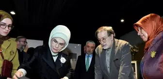 Emine Erdoğan 'Saklı Kalanlar' sergisinin açılışını yaptı