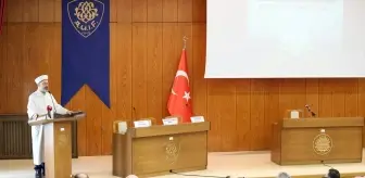 Erbaş, Kur'an-ı Kerim'i Güzel Okuma Yarışması Erkekler Türkiye Finali'ne katıldı Açıklaması