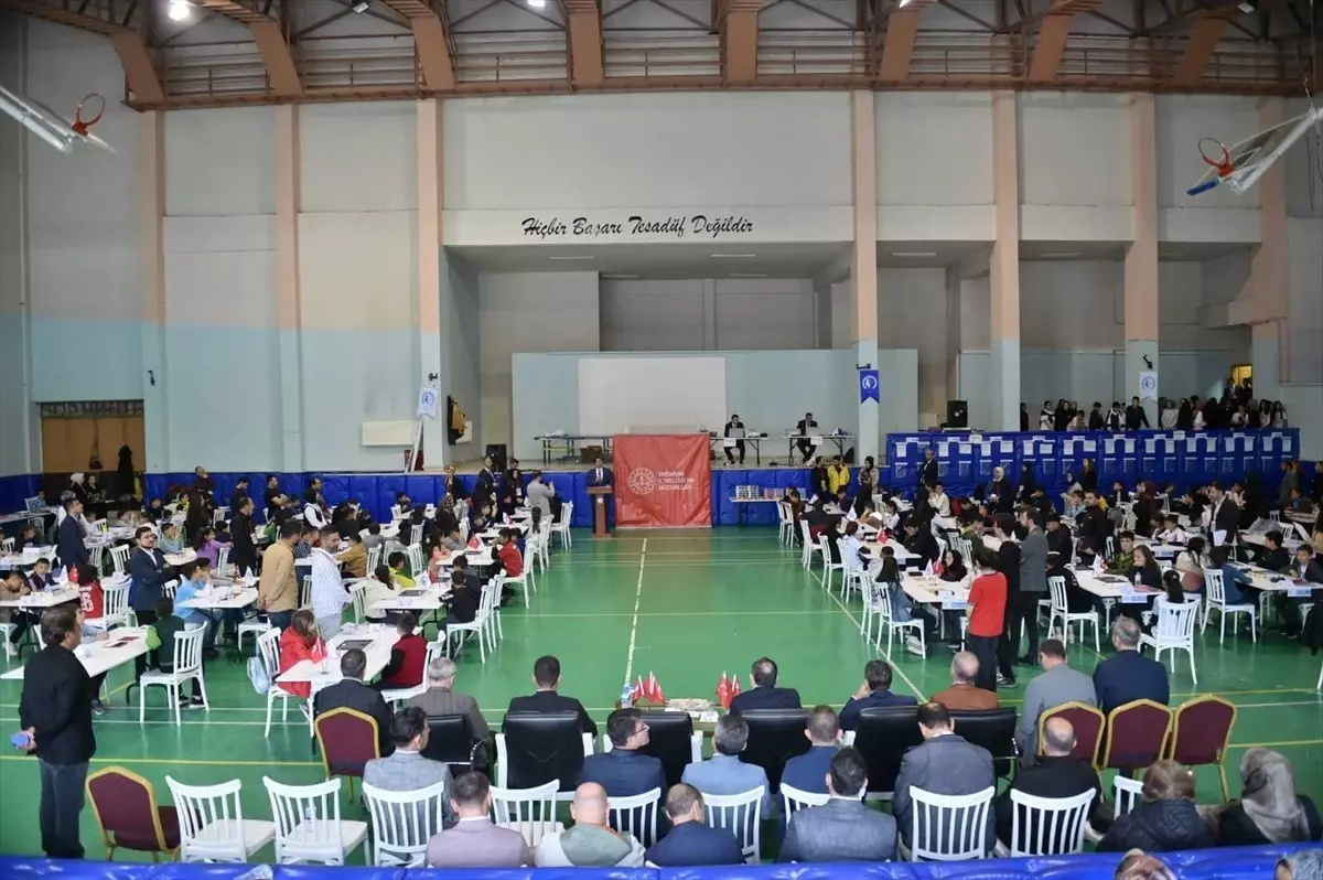 Erzurum'da Akıl ve Zeka Oyunları Turnuvası Finali Yapıldı