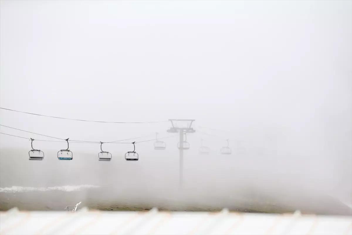 Erzurum'da Sağanak Yağış ve Sis Etkili Oldu