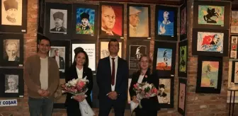Atatürk Lisesi Öğrencilerinin Sıra Dışı Resim Sergisi Sanatseverlerle Buluştu