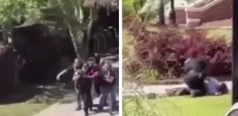 Florida Üniversitesi'nde silahlı saldırı! Panik anları kameralarda