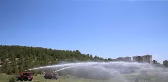 Gaziantep'te Orman Yangınlarıyla Mücadele Tatbikatı Gerçekleştirildi