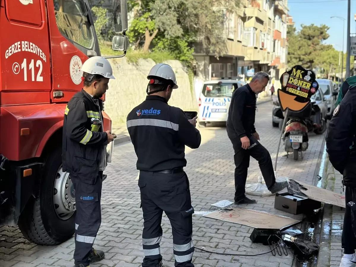 Sinop'ta İşyerinde Yangın