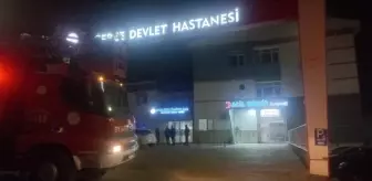 Gerze Devlet Hastanesi'nde Yangın Çıktı