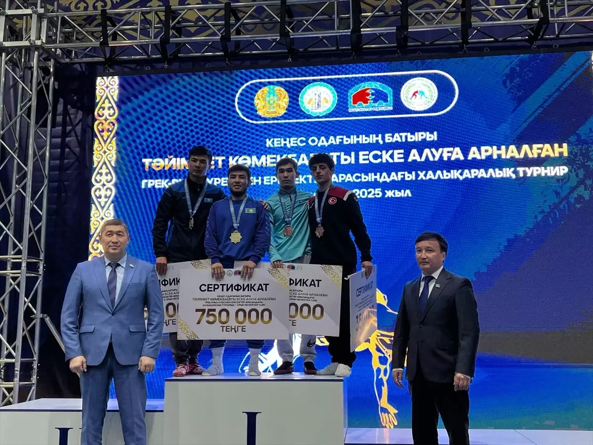 Grekoromen Güreş Milli Takımı Kazakistan'da Başarı Elde Etti