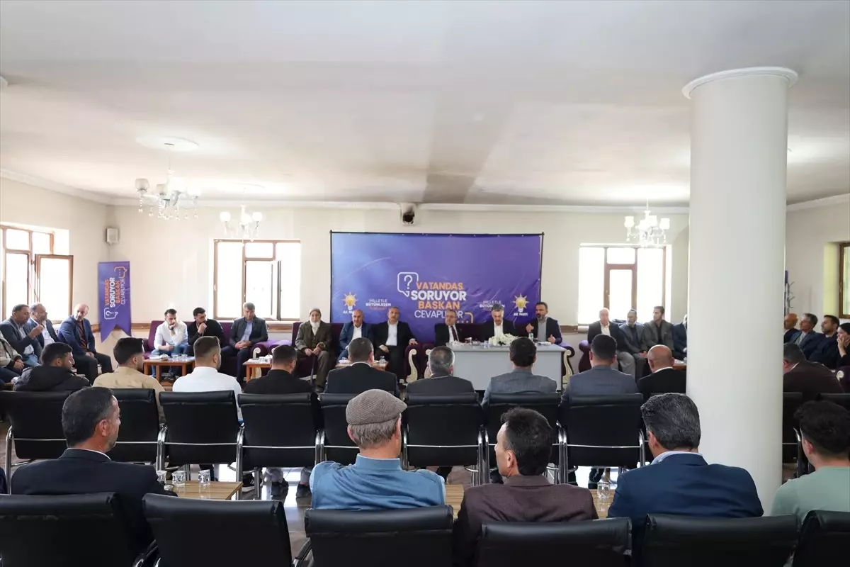 Güroymak Belediye Başkanı Eşref Mutlu'dan Vatandaşlarla Buluşma