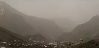 Hakkari'de Toz Taşınımı Hayatı Olumsuz Etkiliyor