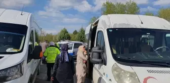 Hüyük'te Servis Araçlarına Denetim