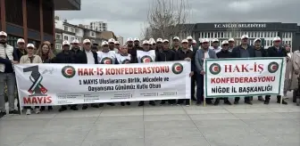 İç Anadolu'da 1 Mayıs Emek ve Dayanışma Günü kutlandı