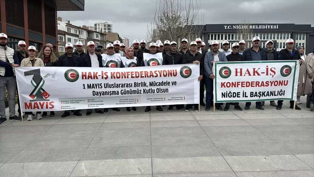 İç Anadolu'da 1 Mayıs Emek ve Dayanışma Günü kutlandı
