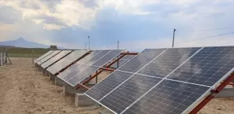 Iğdır'da Güneş Enerjisi ile Su Taşıma Sistemi Kuruldu